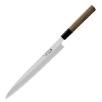 Нож янагиба д/суши,сашими; сталь,дерево; L=420/275,B=35мм; металлич.,древесн.