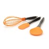 Набор 3пр силиконовых кухонных принадлежностей (оранжевые)