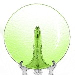 Тарелка столовая мелкая Pasabahce Enjoy Green, D=24 см