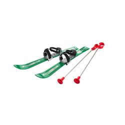 Детские лыжи с палками и креплениями Gismo Riders Baby Ski, 70 см (Чехия) (зеленый)