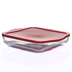 Посуда для СВЧ лоток квадратный с крышкой 280*280 мм (1093246)
