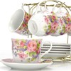 Чайный набор на 6 персон Loraine Цветы, 200 мл