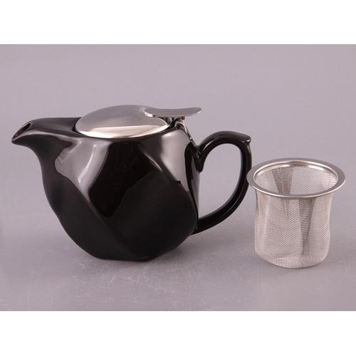 Заварочный чайник 500мл. черный (кор=24шт.)