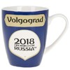 Кружка фарфоровая ЧМ 2018 Volgograd, объем 360 мл (подарочная упаковка)