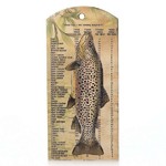 Доска сувенирная Рыбы, таблица меры и веса