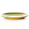 Тарелка желто-зеленая, диаметр 25,5 см, высота 2,6 см