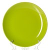 Тарелка зеленая, диаметр 25,5 см, высота 2,6 см