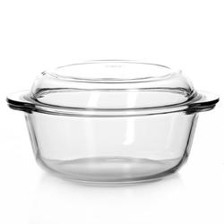 Посуда для СВЧ кастрюля с крышкой 1,5 л