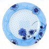 Тарелка плоская Голубые цветы 25*1.9 см