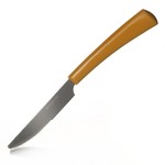 Нож столовый с оранжевой ручкой, 19 см