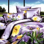 Комплект постельного белья из сатина 1,5 спальный TS01-822-70