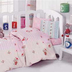 Детский комплект постельного белья Ранфорс с вышивкой 1041-04