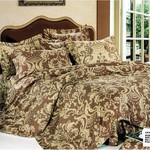 Комплект постельного белья из сатина 1,5 спальный TS01-718