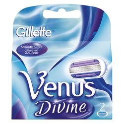 Сменные кассеты для бритья GILLETTE VENUS Divine  Sensitive(2шт)