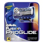Сменные кассеты для бритья GILLETTE FUSION PROGLIDE (4шт)