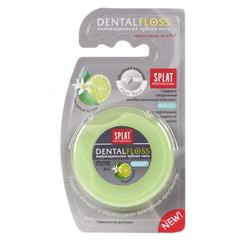 Зубная нить объёмная SPLAT Professional DentalFloss бергамот/лайм 30м