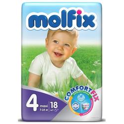 Детские подгузники MOLFIX C.FIX Макси (7-14 кг), 18 шт