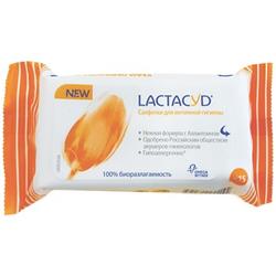 Салфетки для интимной гигиены LACTACYD с аллатоином, 15 шт
