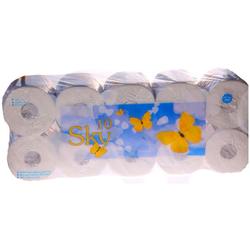 Sky Трехслойная туалетная бумага с ароматом ментола (в индивидуальной упаковке) 10 рул