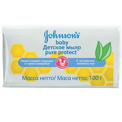 Детское мыло JOHNSONS BABY Pure Protect 100 г