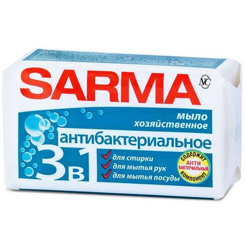 САРМА хозяйственное мыло Антибактериальное 140г