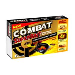 Ловушки для тараканов COMBAT Super Bait, 6шт