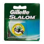 Сменные кассеты для бритья GILLETTE Slalom NEW (3шт) со смазыв поСтиральный порошок ЛОСКой