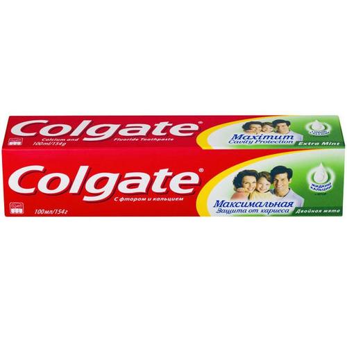 Зубная паста COLGATE, Максимальная защита от Кариеса Двойная мята 100мл