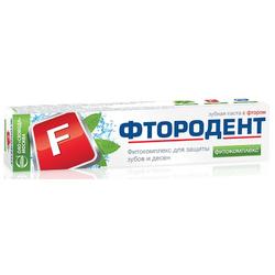 СВОБОДА Зубная паста Фтородент фитокомплекс в ламинированной тубе в футляре, 62г