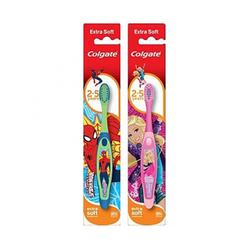 Зубная щетка COLGATE SMILES Barbie, Spiderman, для детей (от 2 до 5 лет)