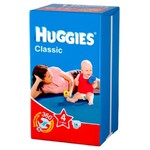 Подгузники HUGGIES Classic/SoftandDry Дышащие 4 размер (7-18кг)   14шт