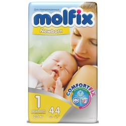 Детские подгузники MOLFIX C.FIX для новорожденных ( 2-5 кг), 44 шт