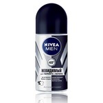 Дезодорант роликовый мужской NIVEA Невидимый для черного и белого 50мл