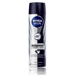 Дезодорант-спрей мужской NIVEA Невидимый для черного и белого 150мл