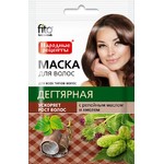 ФитоКосметик Народные рецепты Маска для волос Целебная дегтярная, 155мл
