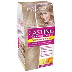Краска для волос L'OREAL Casting Creme Gloss 910 Очень светло-русый пепельный