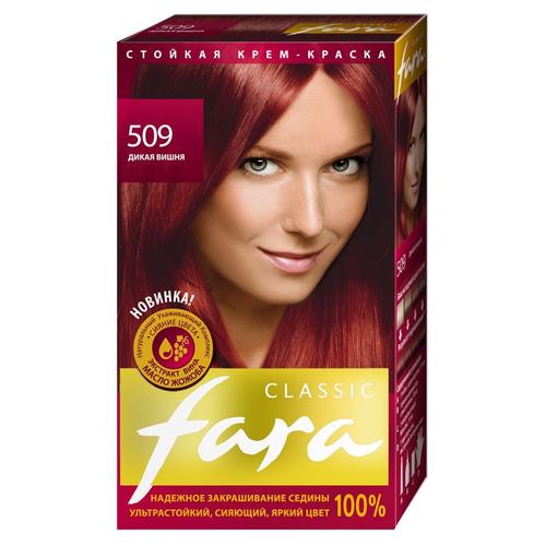 Краска для волос ФАРА 509 Дикая вишня