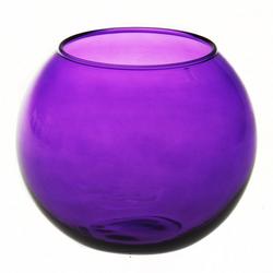 Ваза flora workshop, цвет фиолетовый, диаметр 79,5 мм