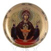 Тарелка декоративная настенная Святой источник d=18,5см. h=2,5см. (8видов) (фарфор) (подарочная упаковка)