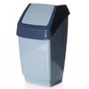 Контейнер для мусора ХАПС, объем 7 л, 199 х 228 х 411 мм (цвет голубой мрамор)