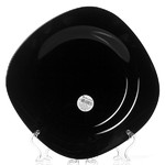 Тарелка столовая мелкая Pasabahce Black, D=26 см