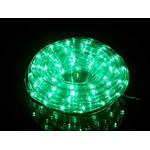 Гирлянда электрическая Дюралайт l=600см. (180 мини ламп, функция постоянного свечения) (зеленая) (подарочная упаковка)